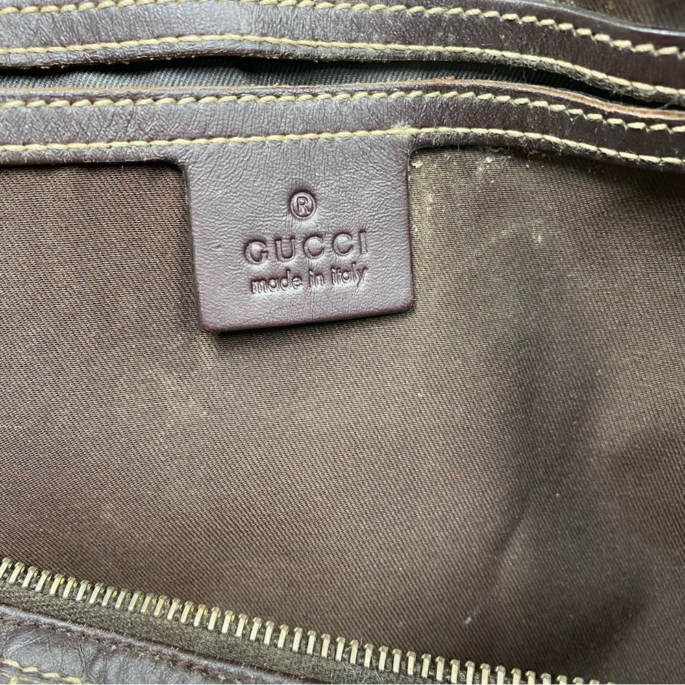 Gucci Web Joy Boston Bag GG Coated Canvas Medium - Picture 10 of 16